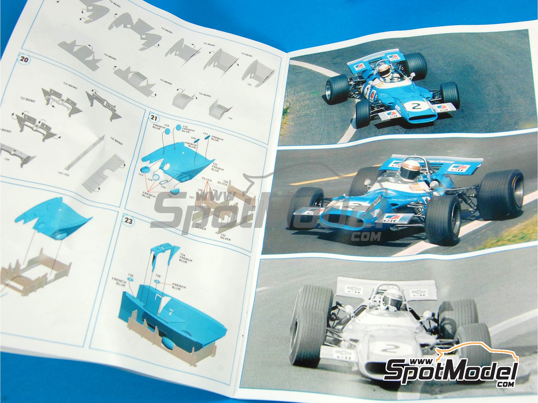 Tameo Kits WCT069: Car scale model kit 1/43 scale - Matra Ford